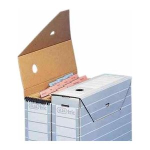 ELBA Archivboxen Tric grau/weiß 11,0 x 34,0 x 27,0 cm, 10 St.