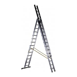 ZARGES Vielzweckleiter Skymaster DX silber 3x 14 Sprossen, H: 945,0 cm