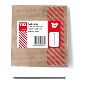 TOX Senkkopfnägel 063600151 80 St.