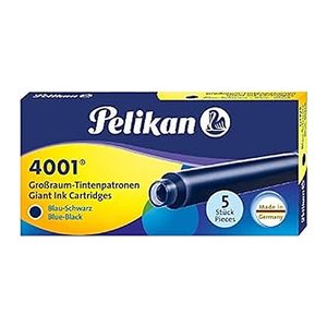 Pelikan Tintenpatronen für Füller 4001 blau-schwarz, 5 St.