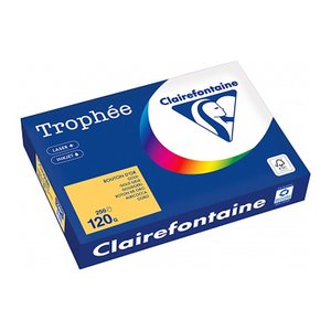Clairefontaine Kopierpapier Trophée gold gelb DIN A4 120 g/qm 250 Blatt