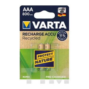 Varta Akku RECHARGE Recycled AAA HR03 800mAh 2St.