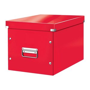 LEITZ Click & Store Aufbewahrungsbox 30,0 l rot 32,0 x 36,0 x 31,0 cm, 1 St.