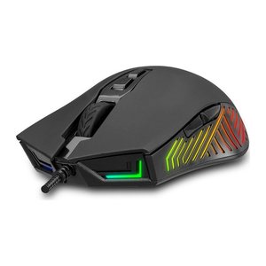 INCA Gaming Maus RGB/ 6400DPI/ 7Tasten/USB 1.80m schwarz retail