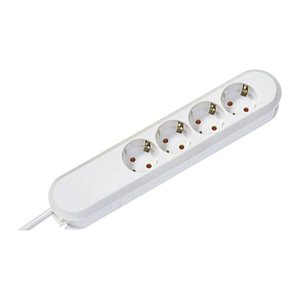 BACHMANN SMART 4-fach Steckdosenleiste 1,5 m weiß