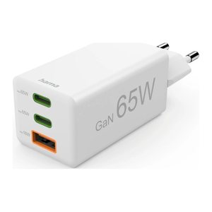 hama GaN-Ladeadapter weiß, 65 Watt