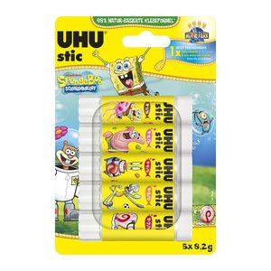 UHU stic SpongeBob Schwammkopf Klebestifte 8,2 g, 5 St.
