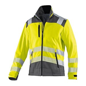 KÜBLER® unisex Warnjacke REFLECTIQ warngelb, anthrazit Größe L