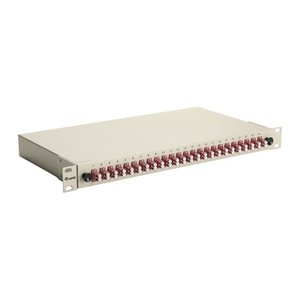 Equip LWL-Spleißkasten 24-Port LC-Duplex OM4 1U komplett gr