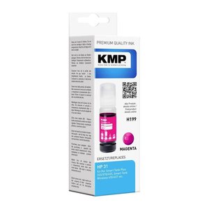 KMP H199 magenta Tintenflasche kompatibel zu HP 31 (1VU27AE)