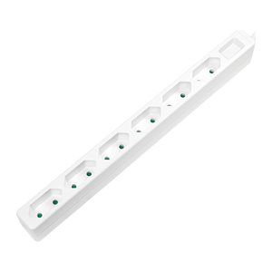 Logilink Steckdosenleiste 6-fach, 1,5m für Eurostecker, weiß