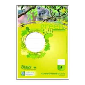 Staufen® Arbeitsblock Style DIN A4 3. Schuljahr liniert Lineatur 3, 1 St.