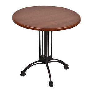 Garden Pleasure MORENA Bistrotisch rund Spanplatte dunkelbraun 70,0 x 70,0 x 74,0 cm, 1 St.