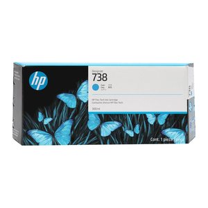 HP 738(676M6A) cyan Druckerpatrone