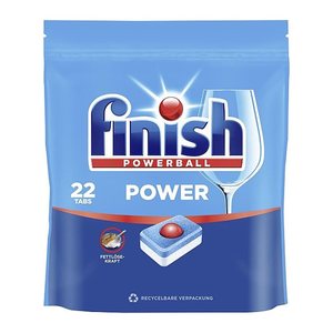finish POWERBALL POWER Spülmaschinentabs, 22 St.