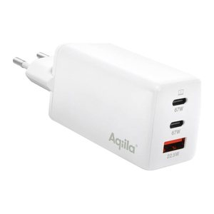 Aqiila® Chargebird W3 Ladeadapter weiß, 67 Watt