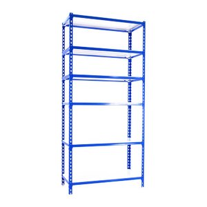 Simonrack Schwerlastregal SIMONCLICK SUPERPLUS 6 8435104954140 blau, weiß 110,0 x 50,0 x 250,0 cm