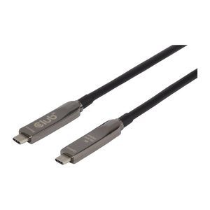 Club3D USB-C AOC-Kabel 8K/ 10Gbps/ 60W 15m St/St