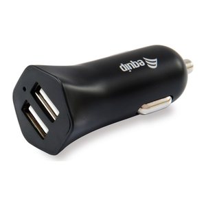 Equip KFZ-Ladegerät 2-Port 2xUSB2.0 480Mbps 12W schwarz