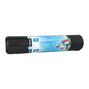 STARPAK Müllbeutel CleanUP 150,0 l schwarz 90,0 µm, 10 St.