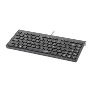 MANHATTAN Slim USB Mini-Tastatur 1.5m Kabel schwarz