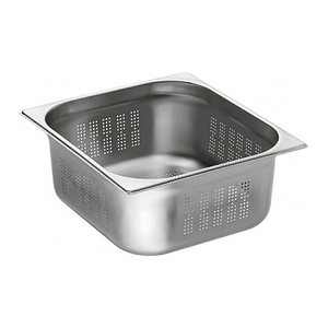 Bartscher GN-Behälter Top Line 2/3 perforiert silber 13,0 l, 1 St.