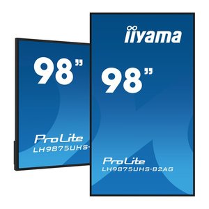 IIYAMA 247.7cm(97,5") LH9875UHS-B2AG 16:9 3xHDMI+DP+DVI 4K (Speditionsversand)