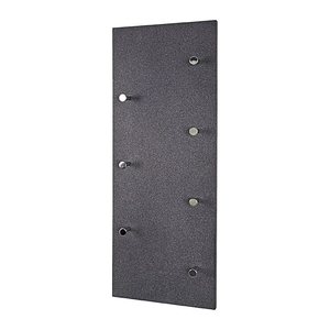 HAKU Möbel Wandgarderobe 42550 anthrazit Holz 7 Haken 80,0 x 30,0 cm, 1 St.