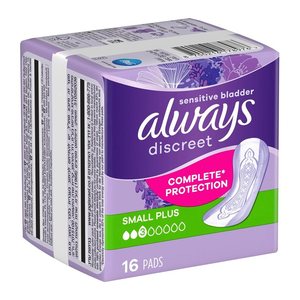 always Inkontinenzeinlagen discreet Complete Protection Small Plus, 16 St.