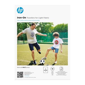 HP Transferpapier zum Aufbügeln Iron-On DIN A4, 10 Blatt