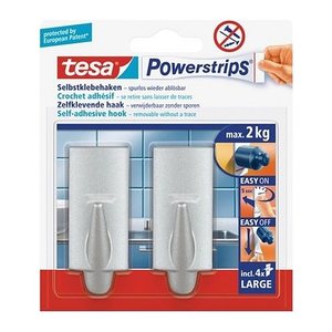 tesa Trend Large Klebehaken für max. 2,0 kg, 2,0 x 5,0 cm, 2 St.
