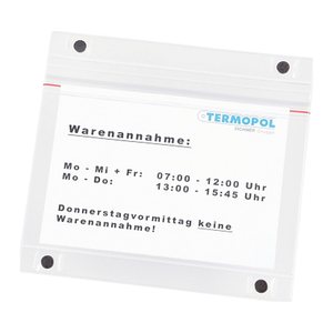 EICHNER Dokumententaschen DIN A5 quer transparent glatt, 10 St.