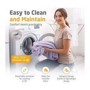 medisana HB 418 Heizdecke zartlila 120 W