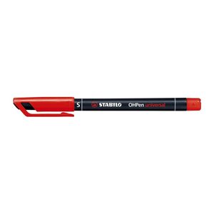 STABILO OHPen universal Folienstifte rot 0,4 mm permanent, 10 St.