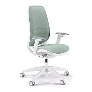 sedus Bürostuhl se:air, AI-821/010 Stoff grün, Gestell weiß