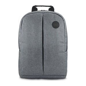 hama Laptop-Rucksack Genua Polyester grau bis 39,6 cm (15,6 Zoll)