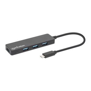 MANHATTAN 4-Port USB 3.2 Gen 1 Hub C-Stecker auf 4x A-Buchse