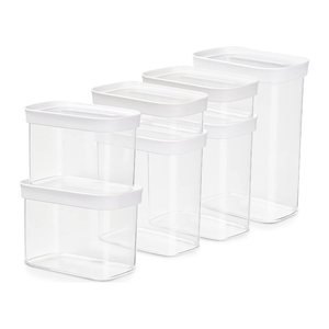 emsa Vorratsdosen-Set OPTIMA transparent 0,45 / 1,0 / 1,6 / 2,2 l, 1 Set