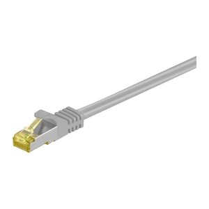 goobay RJ-45 Netzwerkkabel 0,5 m grau bis zu 10,00 Gbit/Sek. bis zu 500 MHz, 1 St.