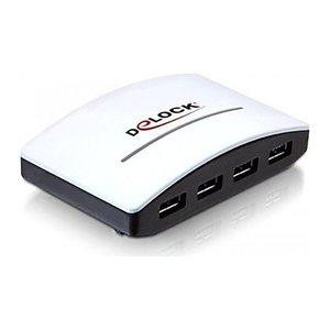 DeLOCK USB-Hub 4-fach weiß
