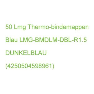 LMG Thermo-Bindemappen blau Lederkarton für 5 - 15 Blatt, 50 St.