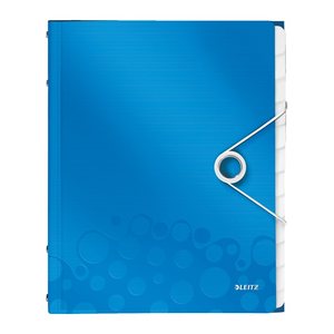 LEITZ Ordnungsmappe WOW 4634 12 Fächer blau, 1 St.