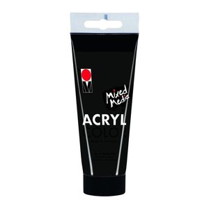 Marabu Acrylfarbe schwarz 100 ml, 1 St.