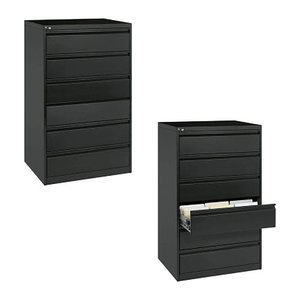 CP Acurado Karteischrank schwarzgrau 6 Schubladen 78,7 x 59,0 x 135,7 cm, 1 St.