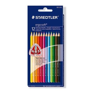 STAEDTLER ergosoft® 157 Buntstifte farbsortiert, 12 St.