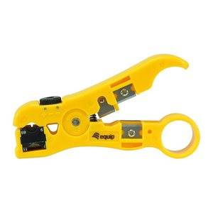 Equip Universal Abisolierwerkzeug Runde/Flache/Coaxial gelb