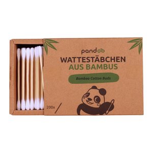pandoo Wattestäbchen weiß, 200 St.
