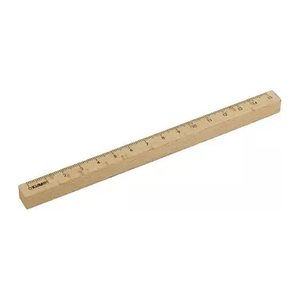 KUM Lineal square 15,0 cm, natur