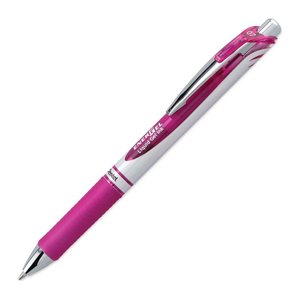 Pentel EnerGel BL77 Gelschreiber magenta/silber 0,35 mm, Schreibfarbe: pink, 1 St.