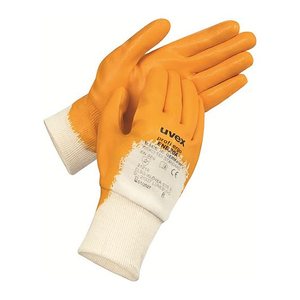 uvex unisex Arbeitshandschuhe profi ergo  orange Größe 11, 1 Paar